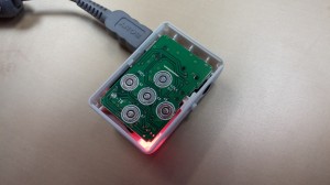 MP3 player with tactile domes removed